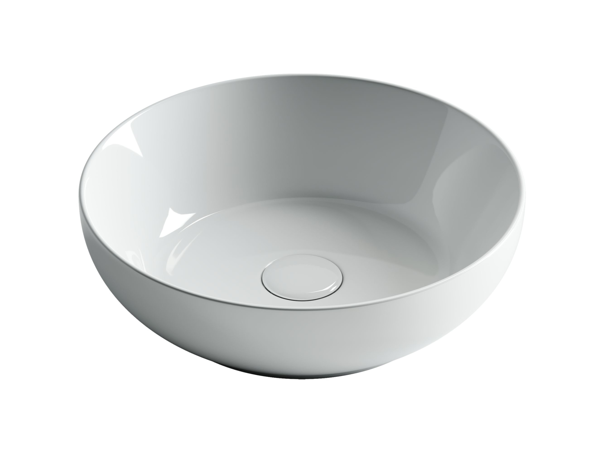 Умывальник чаша накладная круглая CN6020