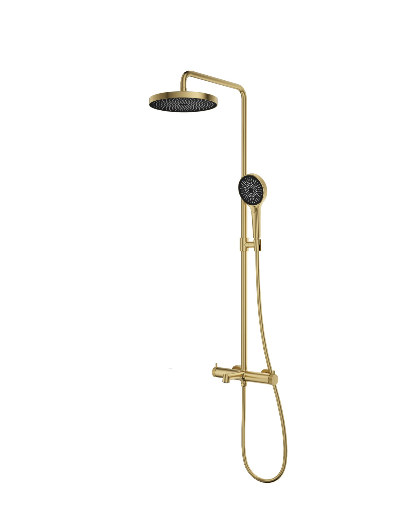 Душевая стойка Vincea Rim VSFS-2RM1BG настенная цвет брашированное золото