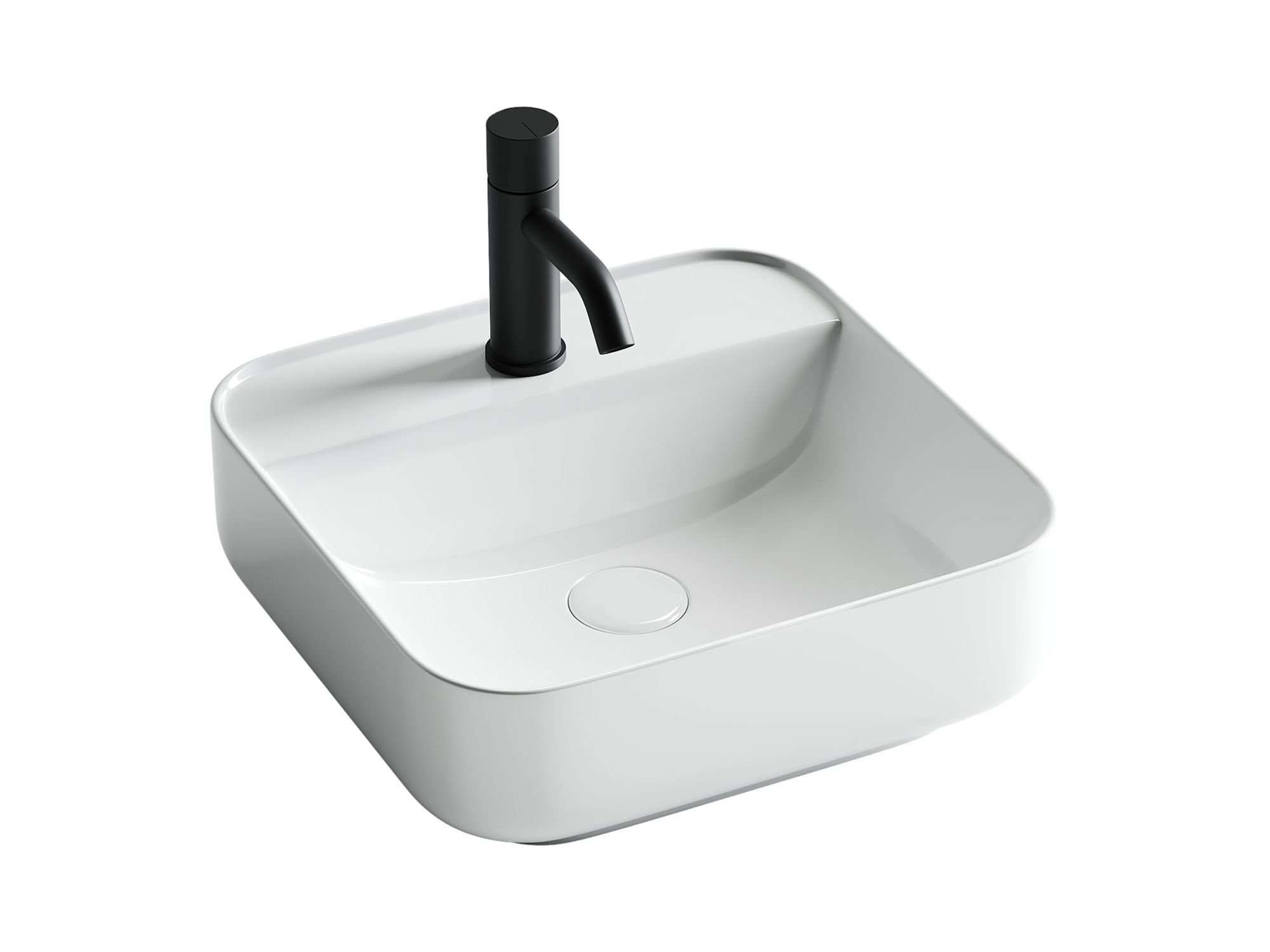 Умывальник чаша накладная прямоугольная CN5014