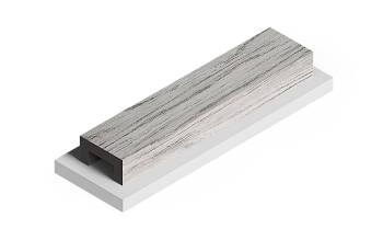 Декоративная рейка LB40 GR24 HIWOOD