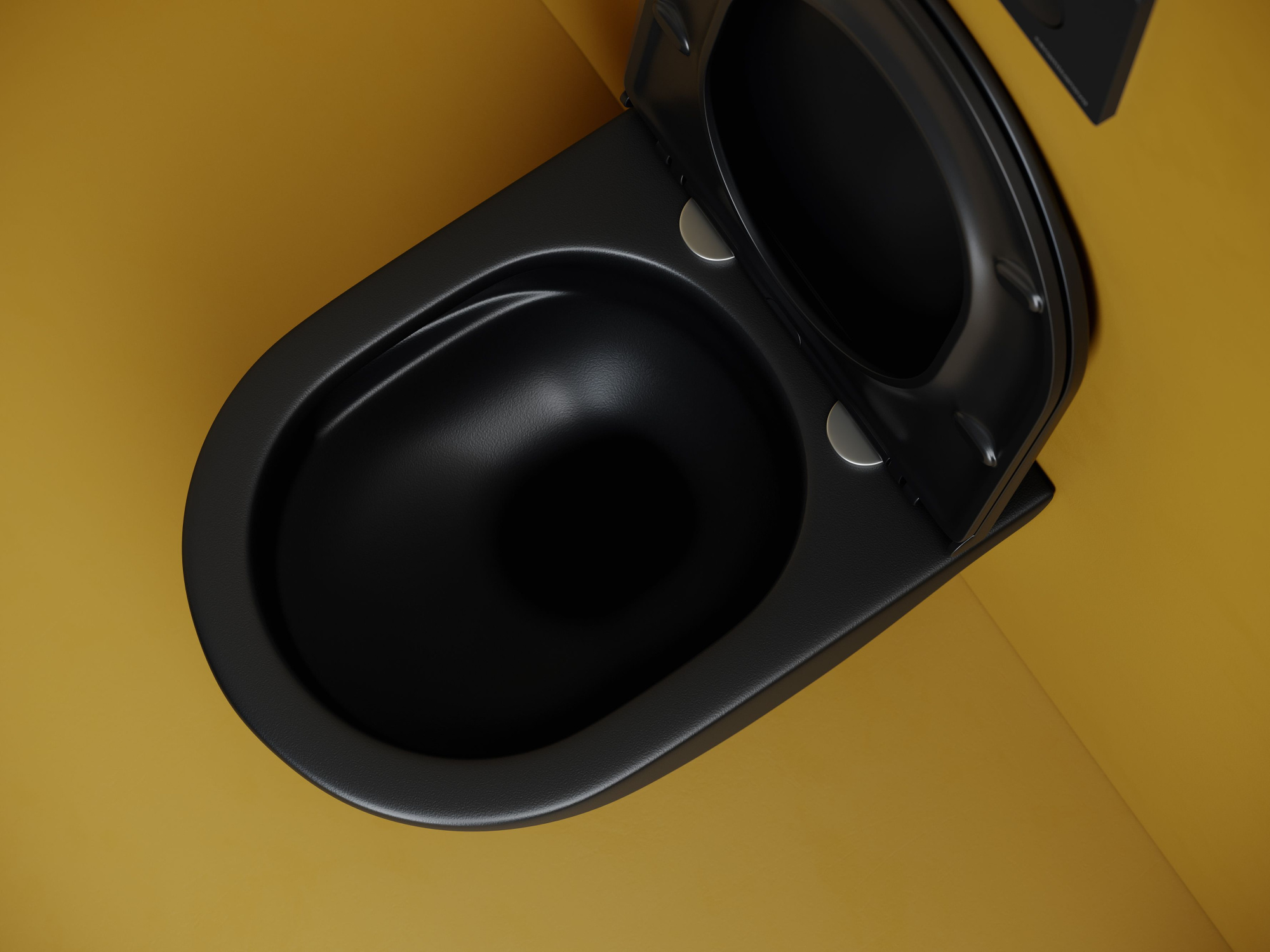 Подвесной унитаз Vogue Торнадо безободковый CN4008TMB