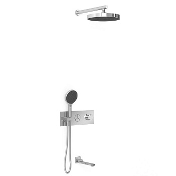 Душевая система Vincea VSFW-432TI2CH встраиваемая в стену цвет хром