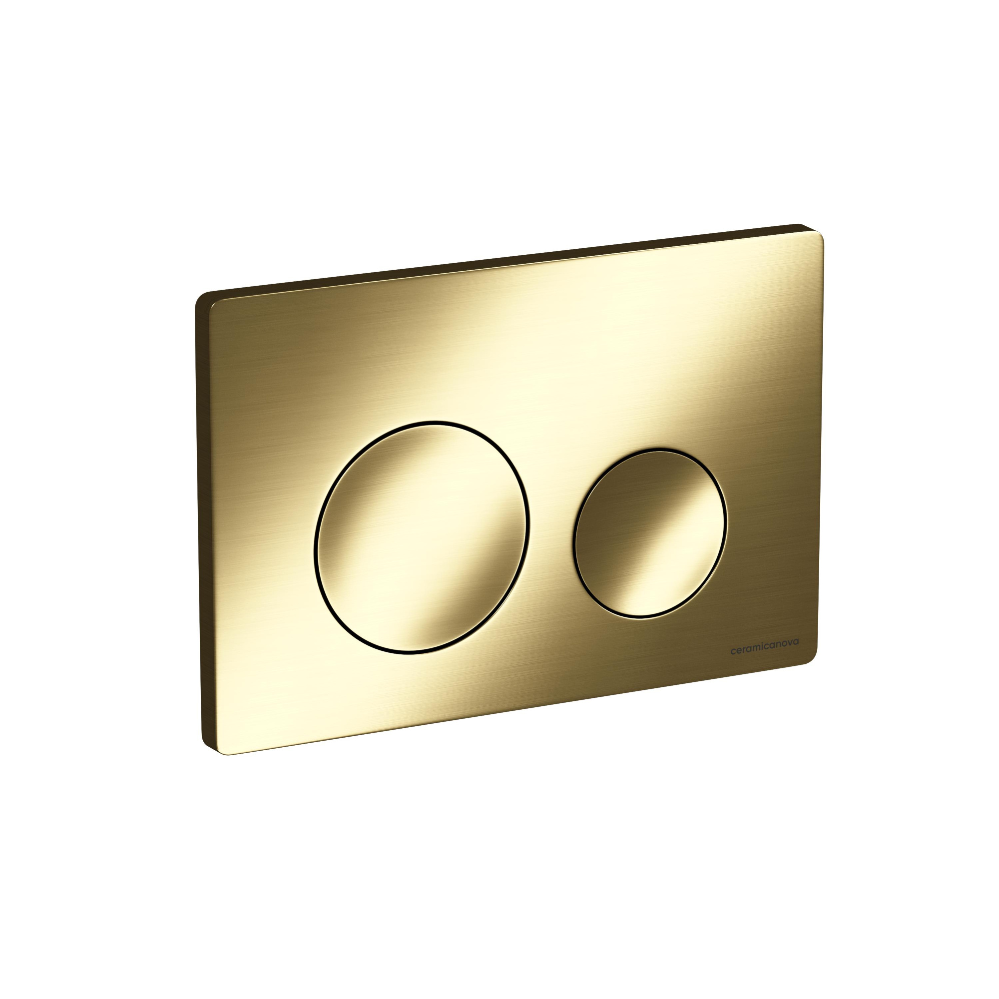 Кнопка смыва Balance, клавиши Circle, цвет брашированное золото CN12-001BG